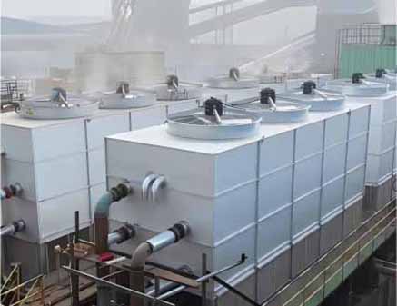 蒸發(fā)式冷凝器的PVC換熱片結構優(yōu)勢